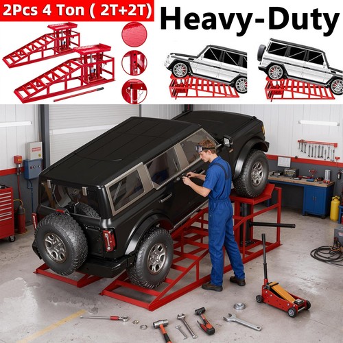 Ton hydraulic car ramps - hydraulic,