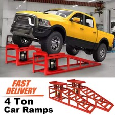 4 ton Hydraulic Car Ramps 2PC