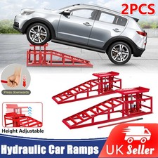 2 x Heavy Duty Metal Car Ramp