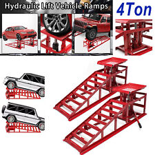 2x Heavy Duty Metal Car Ramp