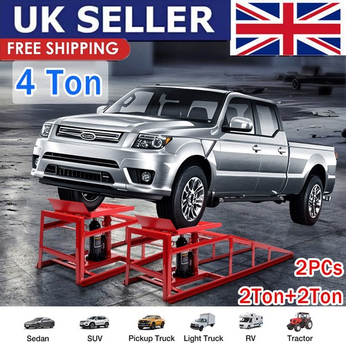 Ton hydraulic car ramps - 4,