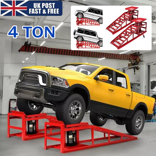 Ton hydraulic car ramps 2pc - ton,